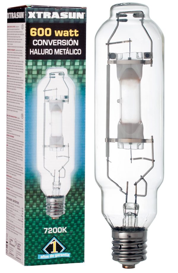 Xtrasun metal halide (mh) conversion lamp, 600w, 7200k